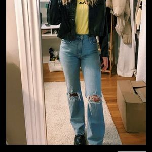 abercrombie curve love 90s straight jeans